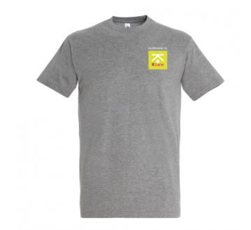 TEE-SHIRT MANCHES COURTES GRIS CHINE "KBANE"