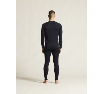 ENSEMBLE TEE-SHIRT/CALECON  NOIR CORE WARM/CORE...
