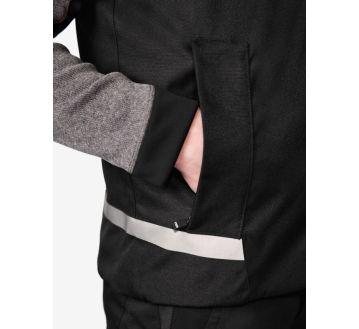 GILET DEPERLANT HAUKE NOIR BRODERIE COEUR "KBANE"