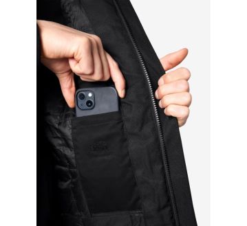 GILET DEPERLANT HAUKE NOIR BRODERIE COEUR "KBANE"