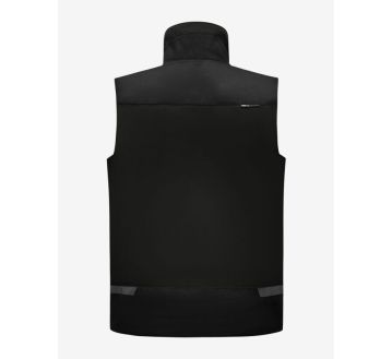 GILET DEPERLANT HAUKE NOIR BRODERIE COEUR "KBANE"