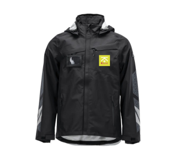 COUPE-VENT RESPIRANT NOIR MASCOT TRANSFERT...