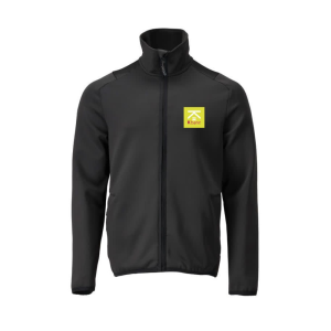 PULL POLAIRE ZIPPE NOIR MASCOT TRASNFERT COEUR "KBANE"