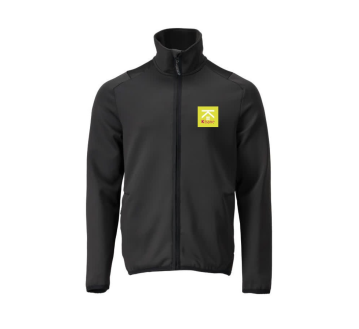 PULL POLAIRE ZIPPE NOIR MASCOT TRASNFERT COEUR...