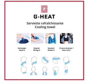 SERVIETTE RAFRAICHISSANTE CT01 100x30cm - G-HEAT